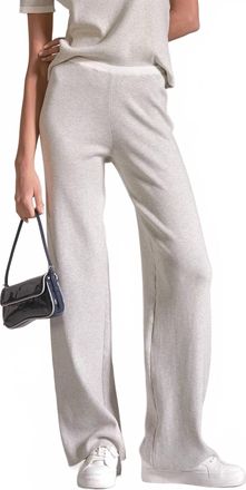 Elan Ribbed Lounge Pants In Grey