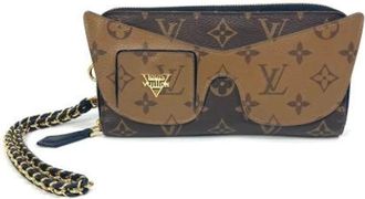 Louis Vuitton Pre-owned Clutches, female, Brown, Size: ONE SIZE Pre-owned Canvas Wallet