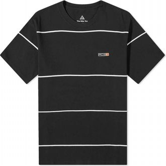 Nike Mens Acg Striped Shirt In Black