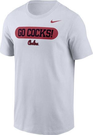 Nike Mens College (South Carolina Gamecocks) Short-Sleeve T-Shirt in White | M11332P966SCAR-WHT