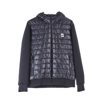 Karl Lagerfeld Piumino Cappuccio Karl - Heren - Winterjassen - Zwart - XL - Jassen