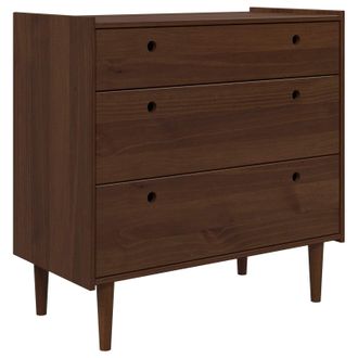 vidaXL Cajonera Bilbao Marr&oacute;n Caramelo 90 X 45 X 89 Cm Vidaxl