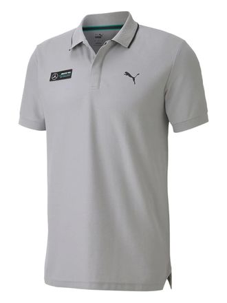 Puma x Merceddes AMG Polo con logo - Grigio