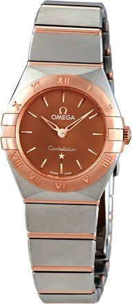 Omega Constellation Quartz Brown Dial Ladies Watch 131.20.25.60.13.001
