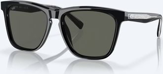 Costa Unisex Ulu Polarized Sunglasses In Black Gray