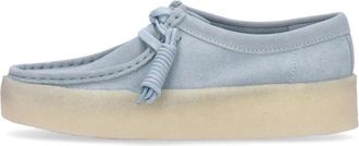 Clarks Wallabee Cup Moccasin Schoen - Dames - Veterschoenen - Blauw - 37 EU - Su&egrave;de - Schoenen
