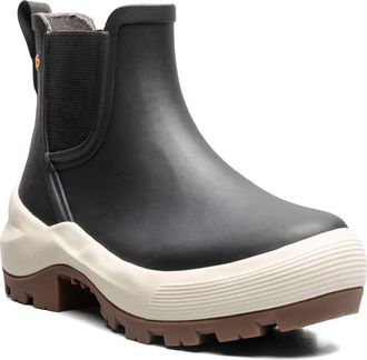 Bogs Piper Waterproof Chelsea Rain Boot in Black Multi at Nordstrom, Size 10