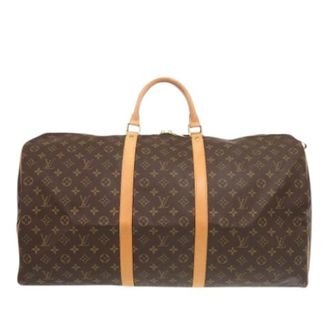 Louis Vuitton Pre-owned Weekend Bags, female, Brown, Size: ONE SIZE Pre-owned Keepall 60