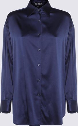 Tom Ford Shirts Blue And Green-Donna