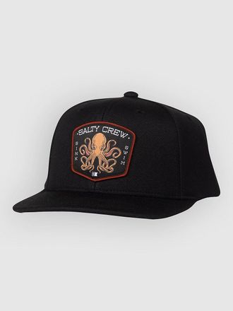 Salty Crew Tako Club Snapback Cap schwarz