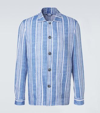 Fedeli Camicia in lino a righe