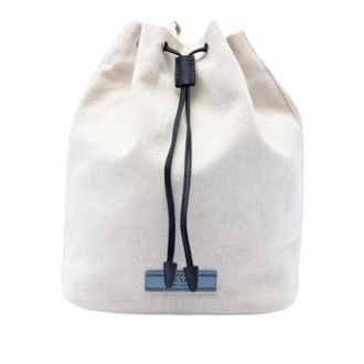 Prada Pouch de lona Pre-owned - Pre-owned - Mujer - Blanco - ONE SIZE