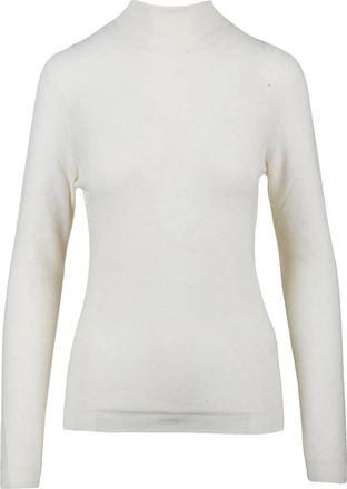 Fabiana Filippi Maglione a girocollo Mad216F102 - - Knitwear - Donna - Bianco - M