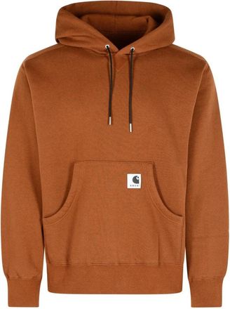 sacai Charhartt Work In Progress Brown Cotton Sweatshirt