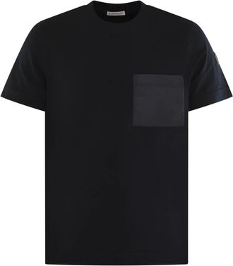 Moncler Heren Korte Mouw T-shirt - Heren - T-shirts - Zwart - XL - Tops