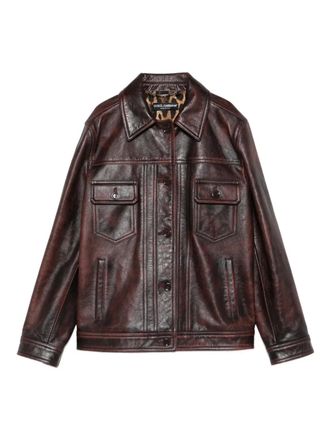 Dolce & Gabbana flap-pocket jacket - Brown
