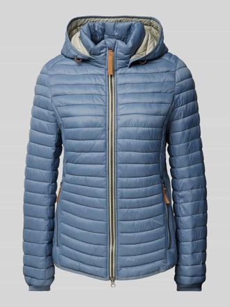 Camel Active Steppjacke mit Zweiwege-Reißverschluss in Hellblau, Größe 38
