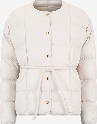 Moncler Kurze Boxy-Daunenjacke mit G&uuml;rtel Caramagne
