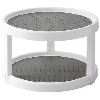 OEM Especiero Giratorio Para La Cocina, Especiero Multifuncional De Dos Niveles, Tambi&eacute;n Apto Como Estante Para Cosm&eacute;ticos - Crezuo