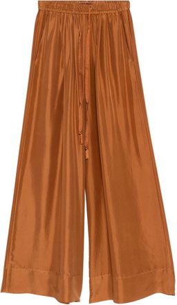 Forte_Forte zijden broek met trekkoord