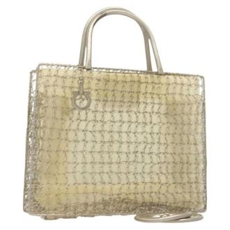 Ferragamo Pre-owned Metal handbags - Dames - Pre-owned - Grijs - Maat: ONE Size