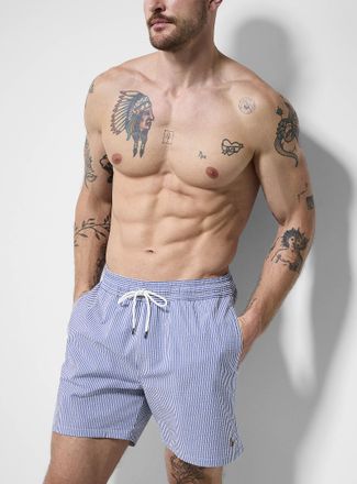 Polo Ralph Lauren Polo Shirt Ralph Lauren - Mens Seersucker stripe swim short