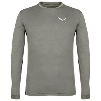 Salewa Puez Melange Dry L/S Tee Funktionsshirt f&uuml;r Herren | grau