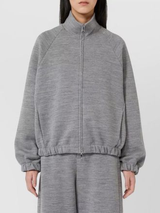 Max Mara ribbed bomber jacket