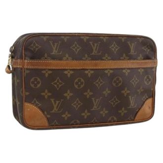 Louis Vuitton Clutch Pre-owned Compi&egrave;gne 28 - - Pre-owned - Donna - Marrone - ONE SIZE