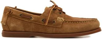 Ralph Lauren Merton leren bootschoen - Heren - Bootschoenen - Bruin - 41 EU - Leer - Schoenen