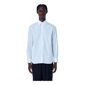 Jil Sander Heren, Overhemden, Wit, Maat: XL Katoen