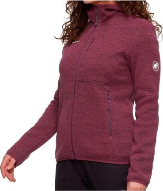 Mammut Arctic IV Midlayer Hooded Jacket Fleecejacke für Damen | rot
