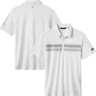 Travis Mathew Mens TravisMathew White New York Mets Top Recruit Tri-Blend Polo at Nordstrom, Size Xx-Large
