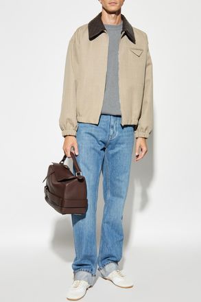 Bottega Veneta Jeans With Rolled-up Legs, Mens, Blue