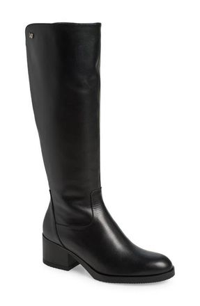 Wonders Classic Knee High Boot in Black Leather at Nordstrom, Size 9.5-10Us