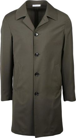 Alberto La Torre Virgin Wool Overcoat - Brown