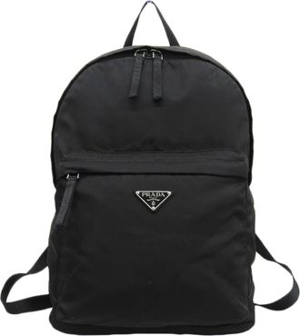 Prada Black Nylon Backpack (Pre-Owned)