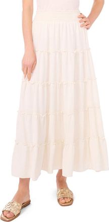 Vince Camuto Tiered Smocked Waist Maxi Skirt