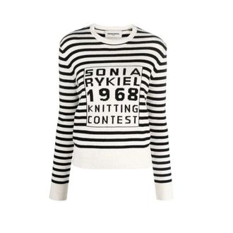 Sonia Rykiel Truien & Vesten, Dames, Veelkleurig, S, Gestreept Vest