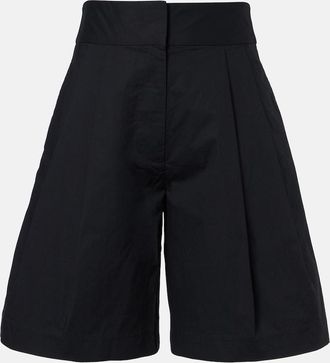 Proenza Schouler White Label Clio cotton-blend Bermuda shorts