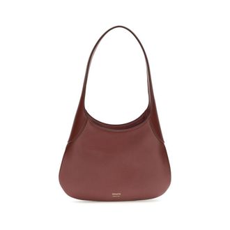 Khaite Bordeaux Calf Leather Bos Taurus Shoulder Womens Bag