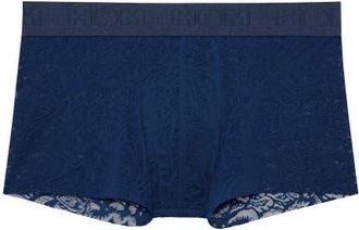 HOM Free Cut Lace Trunk in Navy at Nordstrom, Size Xx-Large