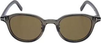 Tom Ford FT0977-D20J Round Full Rim Sunglasses - Gray