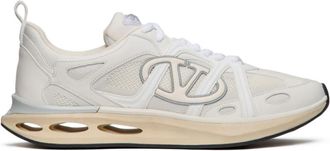 Valentino Garavani VLogo Easyjog sneakers - men - CALFSKIN/Fabric/Mesh/Rubber - 43.5 - White