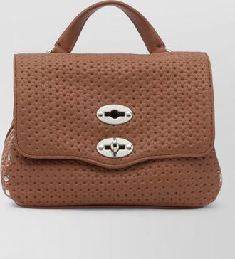 Zanellato top handle crossbody bag woven strap