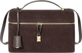 Tiffany & Fred Suede Top Handle Crossbody