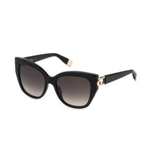 Furla Sunglasses, female, Black, 55 MM, Authentic Sfu816 0700 Glasses