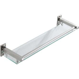 OEM Estanter&iacute;a De Ba&ntilde;o De 40 Cm, Estante De Ducha De Cristal, Estante De Almacenamiento Para Ducha Montado En La Pared Con Estante, Rectangular De Vidrio 