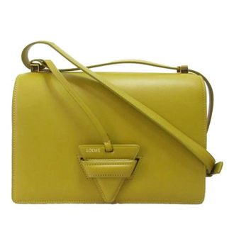Loewe Pre-owned Shoulder Bags, female, Yellow, Size: ONE SIZE Pre-owned Leather Shoulder Bag