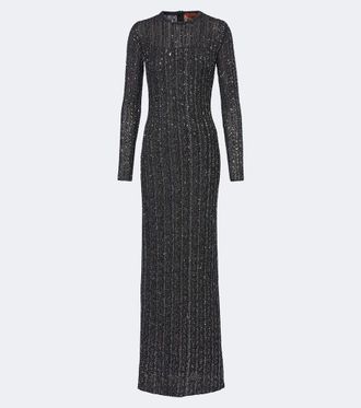 Missoni Sequined knitted gown